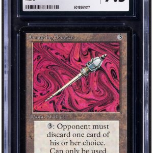 MTG Limited Edition Beta 1993 Disrupting Scepter CGC 7.5 NM+