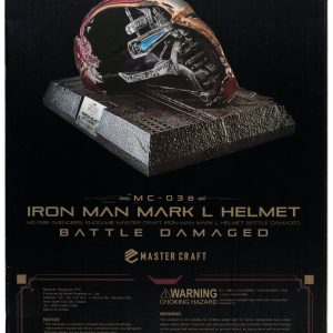 BEAST KINGDOM Marvel Avengers Endgame Iron Man Mark-L Helmet Battle Damaged NEW