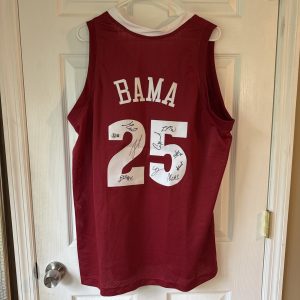 Team Signed Alabama Basketball Jersey Custom XL Beckett COA March Maddnes Sears