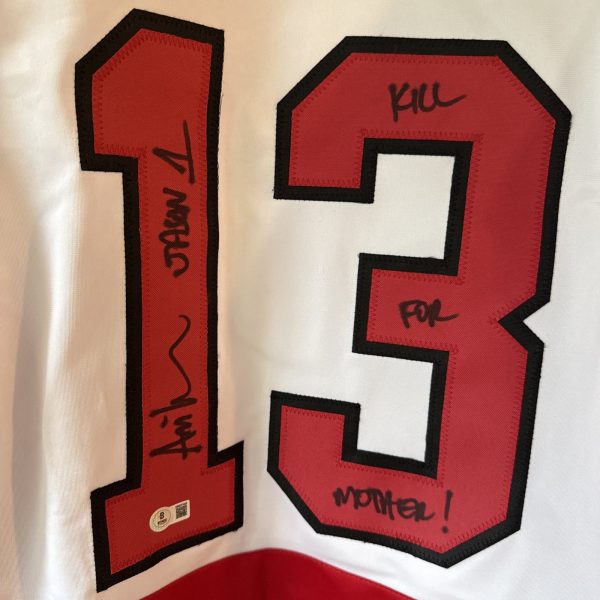 ARI LEHMAN SIGNED FRIDAY THE 13th jersey KILL FOR MOTHER BECKETT COA XXXL JASON