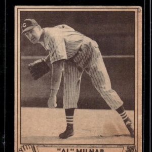 1940 Play Ball #202 Al Milnar - High Number EX