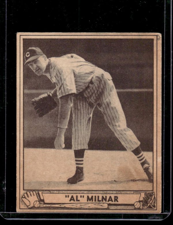 1940 Play Ball #202 Al Milnar - High Number EX
