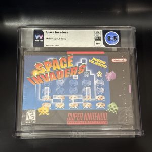 Space Invaders (SNES, Super NES) WATA 8.5 A+ New Sealed Graded CGC VGA 1997