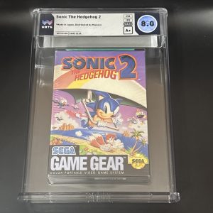 Sonic the Hedgehog 2, Game Gear, Wata 8.0 A+ Seal, Graded Brand New