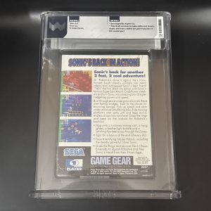Sonic the Hedgehog 2, Game Gear, Wata 8.0 A+ Seal, Graded Brand New