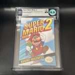 SUPER MARIO 2 WATA GRADED 8.0 Nintendo NES OVAL SOQ R NICE