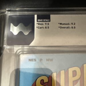 SUPER MARIO 2 WATA GRADED 8.0 Nintendo NES OVAL SOQ R NICE