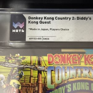 Super Nintendo SNES Donkey Kong Country 2: Diddy's Kong Quest (1995) WATA 9.2