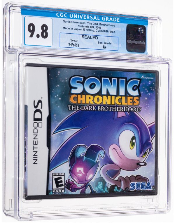Sonic Chronicles: The Dark Brotherhood - CGC 9.8 A+ Sealed, DS Sega 2008
