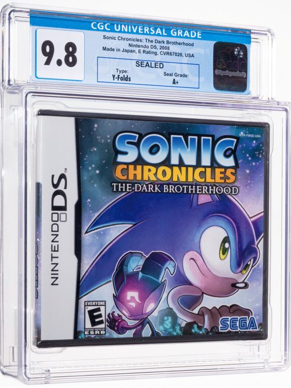Sonic Chronicles: The Dark Brotherhood - CGC 9.8 A+ Sealed, DS Sega 2008