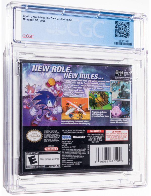 Sonic Chronicles: The Dark Brotherhood - CGC 9.8 A+ Sealed, DS Sega 2008