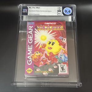 Ms Pac-man Sega Gamegear Graded WATA 9.4 A+ Sealed Brand New