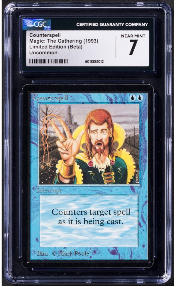Magic: The Gathering Counterspell Limited Edition (Beta) CGC 7 Near Mint