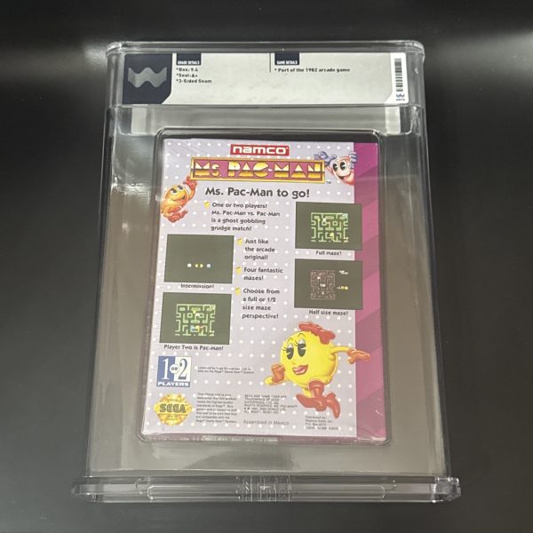 Ms Pac-man Sega Gamegear Graded WATA 9.4 A+ Sealed Brand New