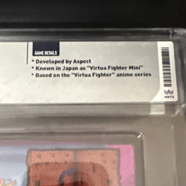 Virtua Fighter Animation (Sega Game Gear) WATA 9.0 A+ New Sealed Graded CGC VGA