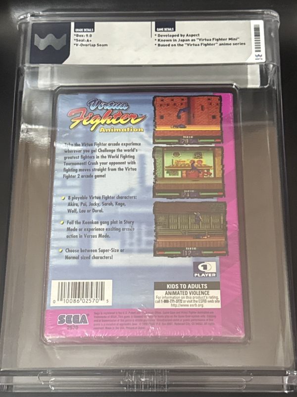 Virtua Fighter Animation (Sega Game Gear) WATA 9.0 A+ New Sealed Graded CGC VGA