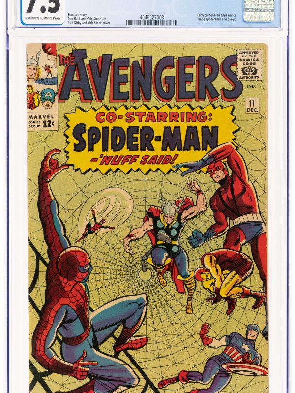 The Avengers #11 (Marvel, 1964) CGC VF- 7.5 Off-white to white pages
