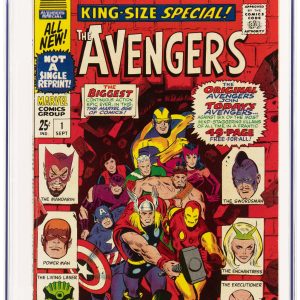 The Avengers Annual #1 (Marvel, 1967) CGC FN+ 6.5 Off-white to white pages