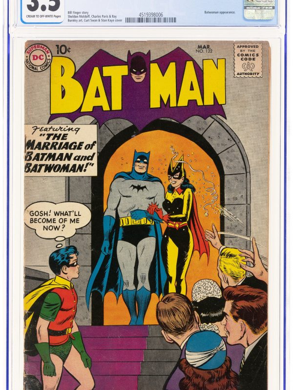 Batman #122 (DC, 1959) CGC VG- 3.5 Cream to off-white pages Batwoman Wedding