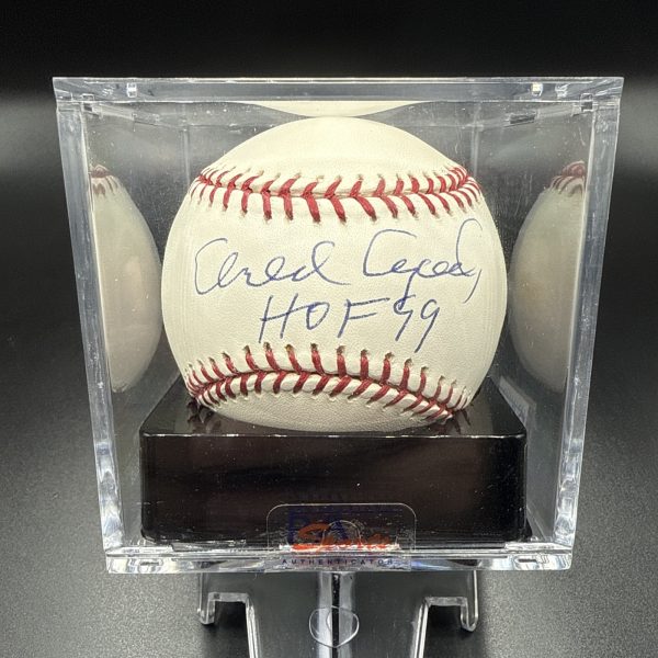 Orlando Cepeda Giants Signed HOF 99 Autograph OMLB Baseball PSA DNA Mint 9 W COA