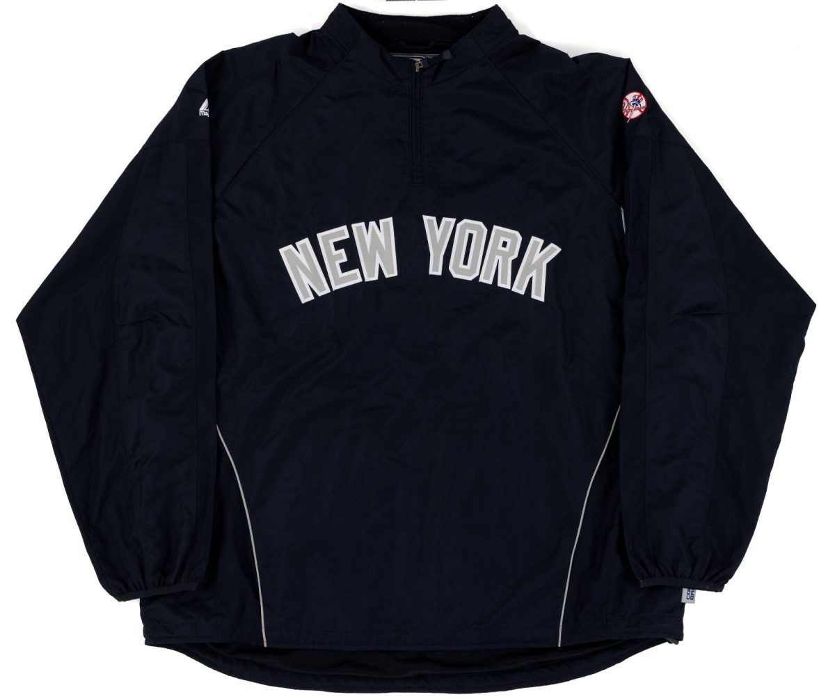 2010 C.C. Sabathia Game Worn New York Yankees Jacket 3XL Steiner Sports COA