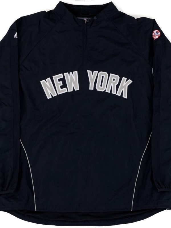 2010 C.C. Sabathia Game Worn New York Yankees Jacket 3XL Steiner Sports COA
