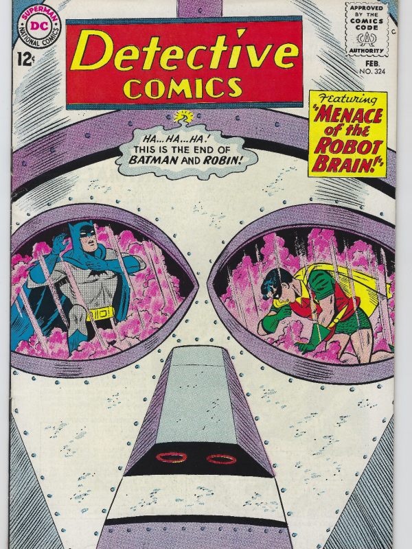 DETECTIVE COMICS # 324 - VF/NM -BATMAN-MENACE OF THE ROBOT BRAIN-MANHUNTER MARS