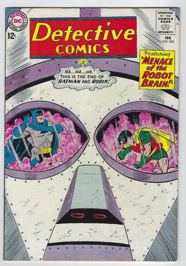 DETECTIVE COMICS # 324 - VF/NM -BATMAN-MENACE OF THE ROBOT BRAIN-MANHUNTER MARS
