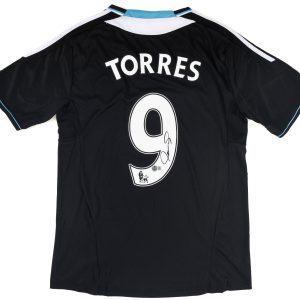 Fernando Torres Signed Chelsea FC Away Soccer Jersey #9 with Beckett Holo COA
