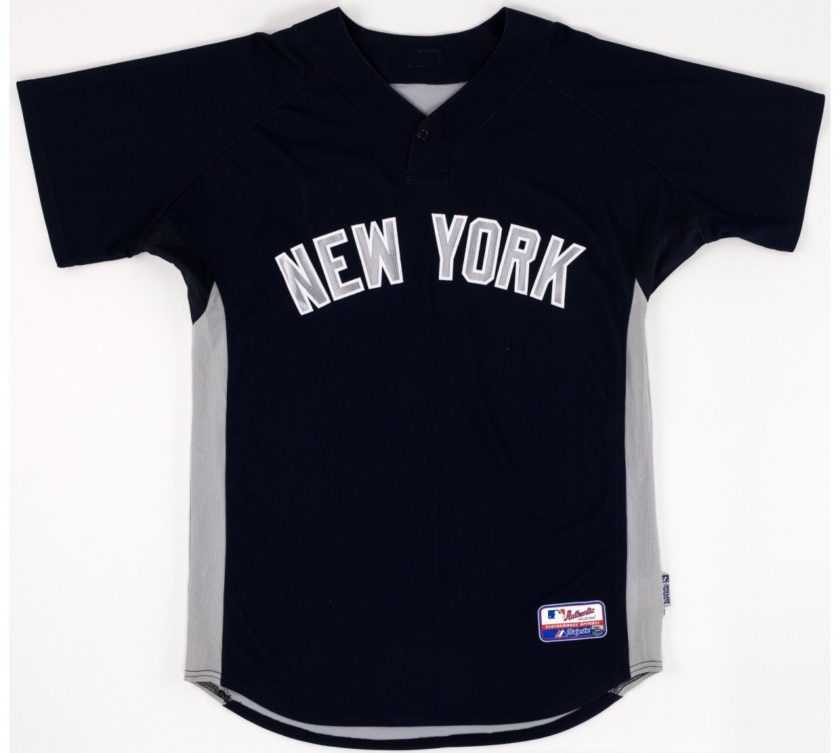 2009 Robinson Cano Worn New York Yankees Batting Practice Jersey Steiner COA