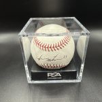 HIDEKI MATSUI AUTOGRAPHED MLB BASEBALL YANKEES PSA AUTHETICATION