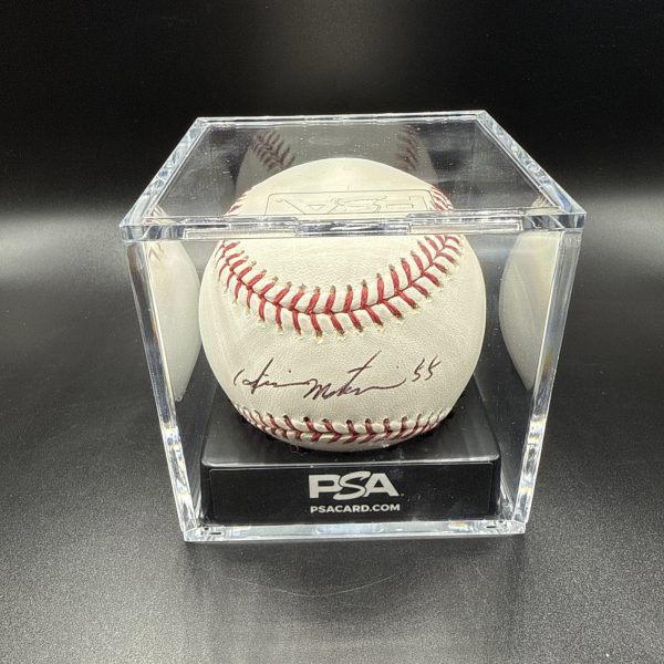 HIDEKI MATSUI AUTOGRAPHED MLB BASEBALL YANKEES PSA AUTHETICATION