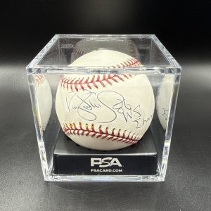 Darryl Strawberry Autographed Inscribed 86 WS Champs Official Baseball PSA