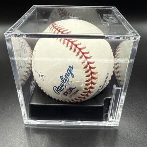 Darryl Strawberry Autographed Inscribed 86 WS Champs Official Baseball PSA