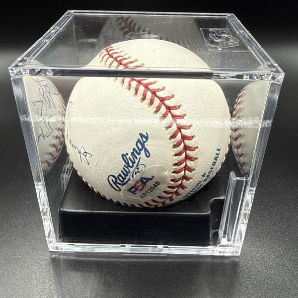Darryl Strawberry Autographed Inscribed 86 WS Champs Official Baseball PSA