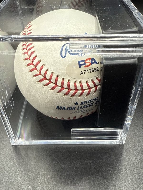 Johnny Damon Autographed SIGNED ROMLB Baseball Ball MLB Authentic Yankees PSA