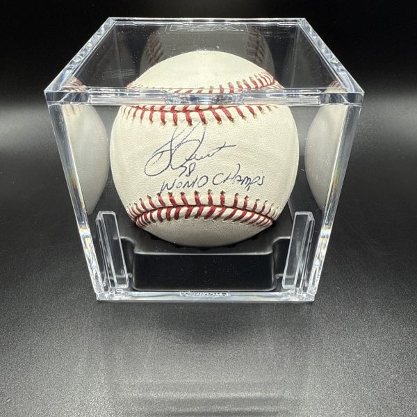 Bucky Dent Inscribed 78 World Champs Signed OMLB Baseball Autograph Auto PSA/DNA
