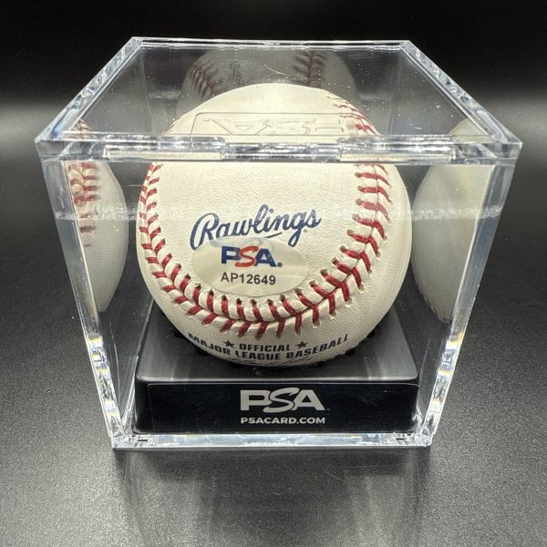 Bucky Dent Inscribed 78 World Champs Signed OMLB Baseball Autograph Auto PSA/DNA