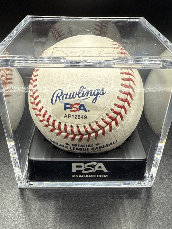 Bucky Dent Inscribed 78 World Champs Signed OMLB Baseball Autograph Auto PSA/DNA
