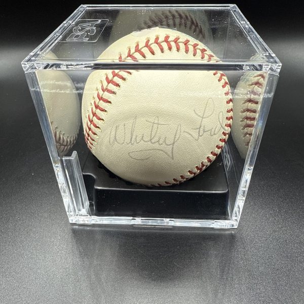 Mickey Mantle Whitey Ford HOF NY Yankees Signed OAL Baseball PSA/DNA AUTO LOA