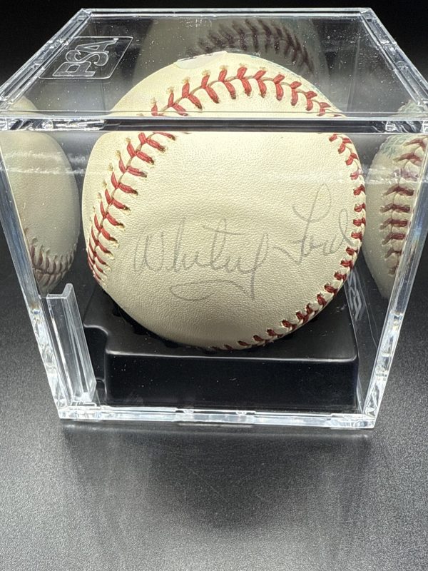 Mickey Mantle Whitey Ford HOF NY Yankees Signed OAL Baseball PSA/DNA AUTO LOA