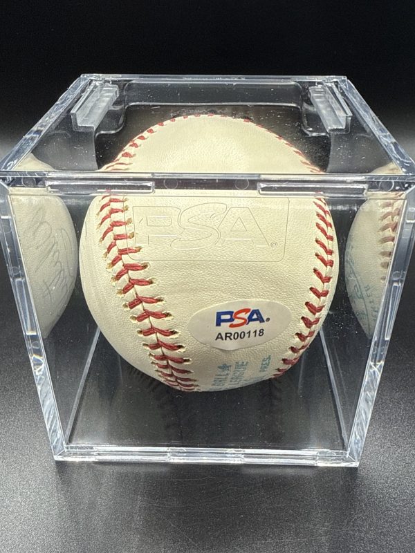Mickey Mantle Whitey Ford HOF NY Yankees Signed OAL Baseball PSA/DNA AUTO LOA