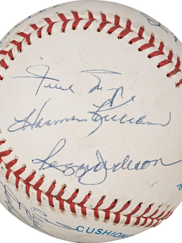 500 Home Run Club Multi Signed by 11 OAL Baseball Mickey Mantle PSA & Beckett