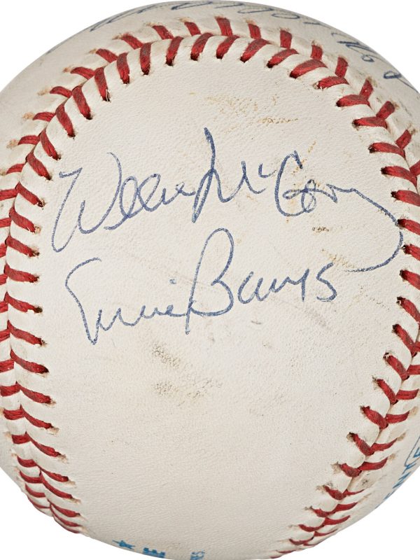500 Home Run Club Multi Signed by 11 OAL Baseball Mickey Mantle PSA & Beckett