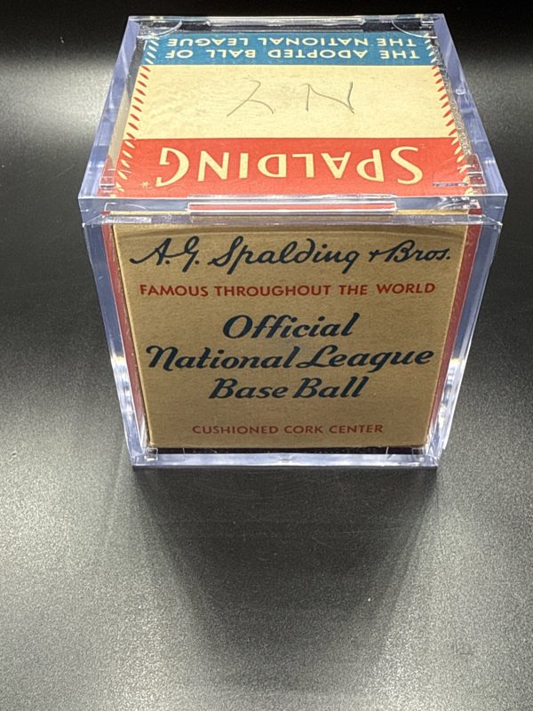 1955 New York Giants Team Signed (24) Baseball. Mays, Wilhelm PSA/DNA NM- MT 8