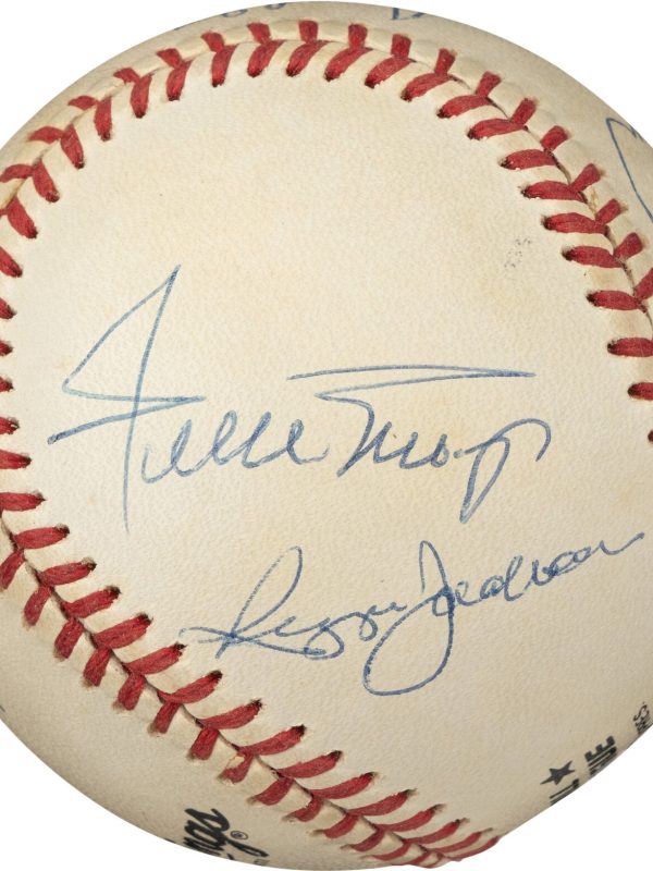 500 Home Run Club Multi Signed by 11 OAL Baseball Mickey Mantle PSA