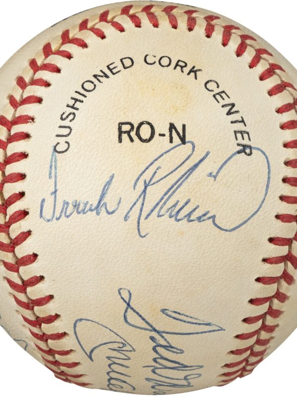500 Home Run Club Multi Signed by 11 OAL Baseball Mickey Mantle PSA