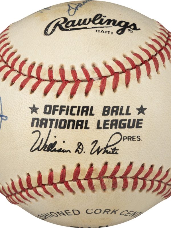 500 Home Run Club Multi Signed by 11 OAL Baseball Mickey Mantle PSA