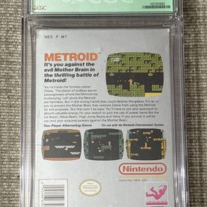 Metroid WATA 8.0 CIB [Hangtab, 1st Prod.] NES Nintendo 1987