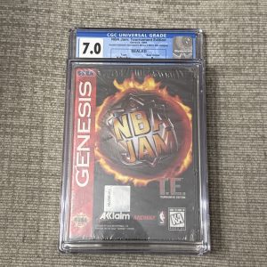 NBA Jam T.E. (Sega, 1995) Brand New Factory Sealed CGC Graded 7.0